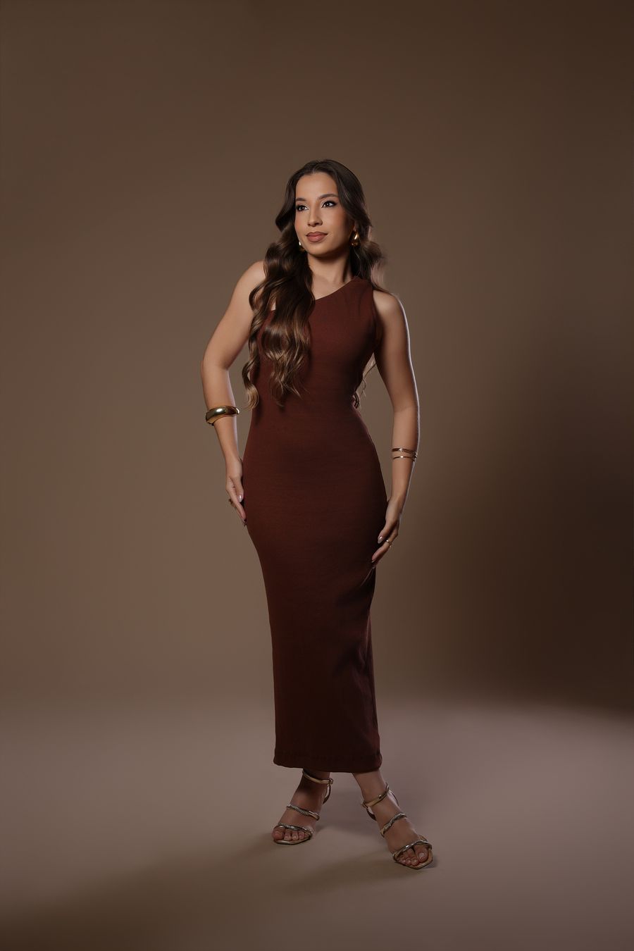Larissa Lessa sentada em ensaio